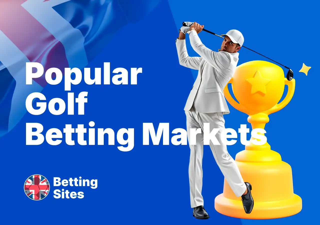 Popular golf betting markets available for UK players