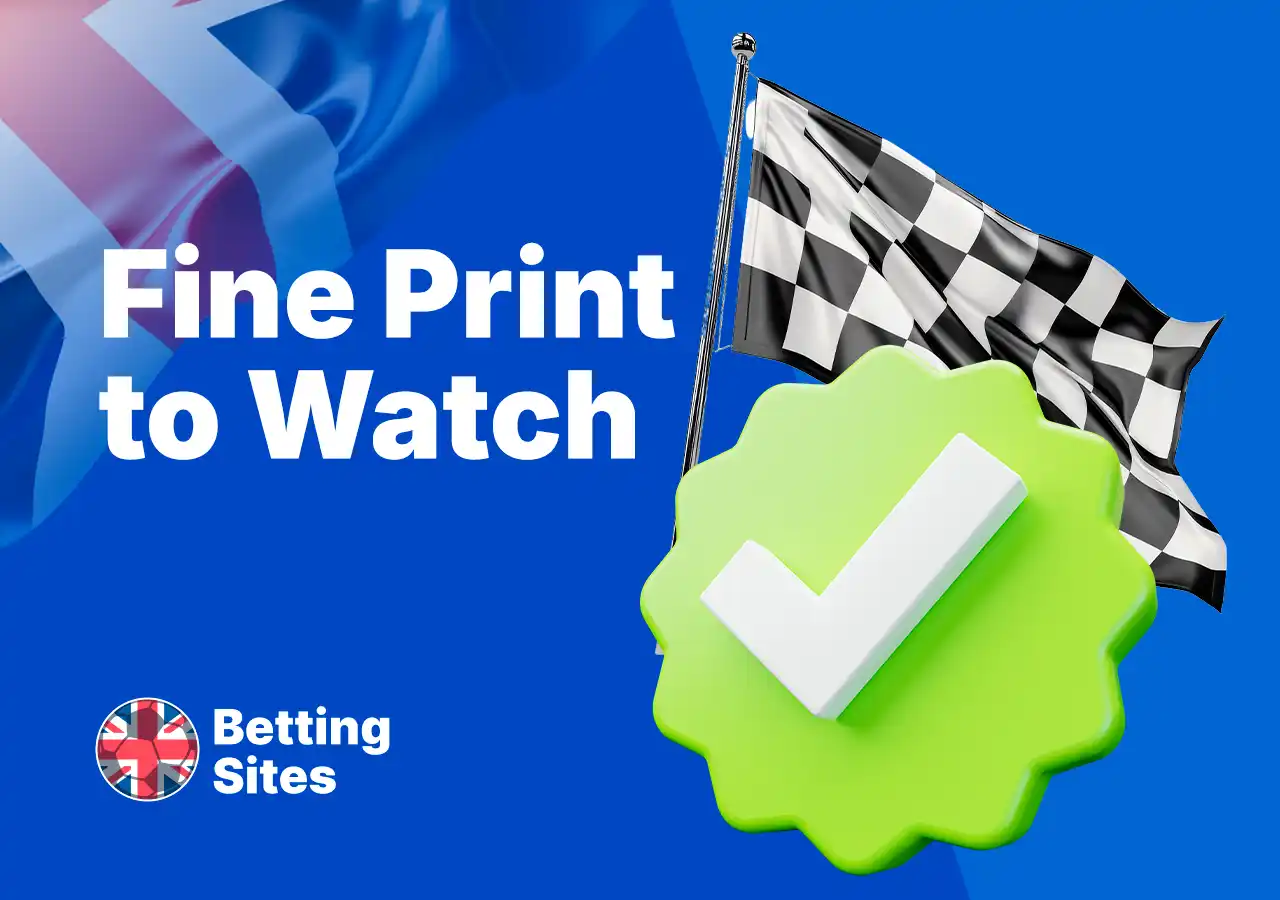 Fine print to watch when betting on Formula 1 online